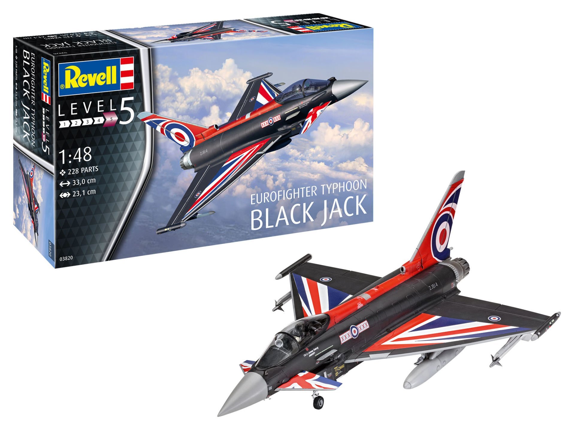 Revell Eurofighter Typhoon ''Black Jack“