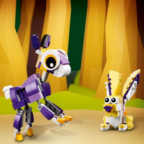 LEGO® Creator 3’ü 1 arada Fantastik Orman Yaratıkları 31125 Yapım Seti (175 Parça)