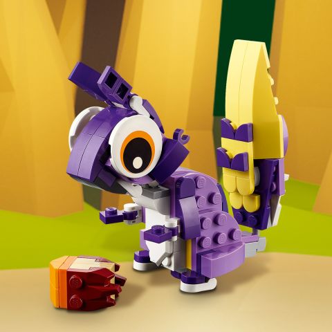 LEGO® Creator 3’ü 1 arada Fantastik Orman Yaratıkları 31125 Yapım Seti (175 Parça)