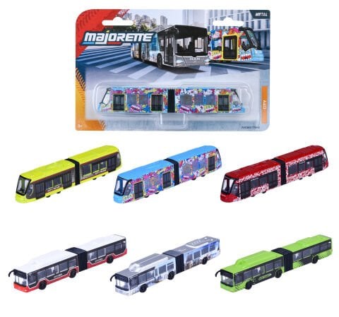 Majorette City Bus MAN Serisi Avenio Tramvay & Otobüs Modelleri Tekli Araç Paketleri, Die-Cast ( Metal ), 20 cm, 1:64 Ölçek
