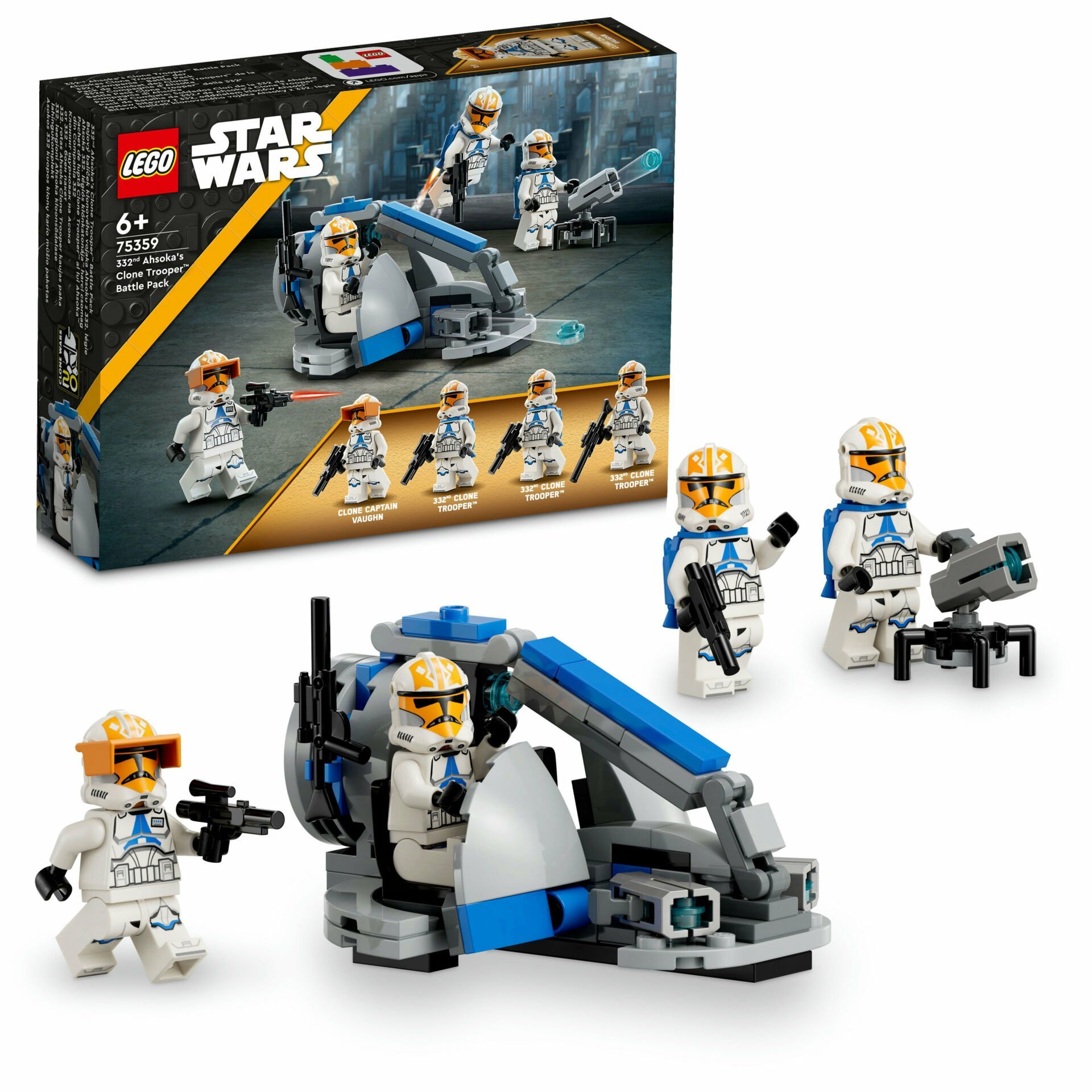 LEGO® Star Wars™ 332. Ahsoka’nın Klon Trooper™’ı Savaş Paketi 75359