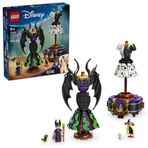 LEGO® Malefiz'in ve Cruella De Vil'in Elbiseleri 43262
