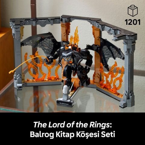 LEGO® Icons Yüzüklerin Efendisi: Balrog Kitaplık Dekoru 10367
