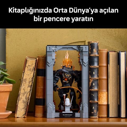 LEGO® Icons Yüzüklerin Efendisi: Balrog Kitaplık Dekoru 10367