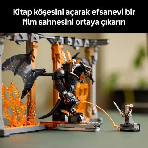 LEGO® Icons Yüzüklerin Efendisi: Balrog Kitaplık Dekoru 10367