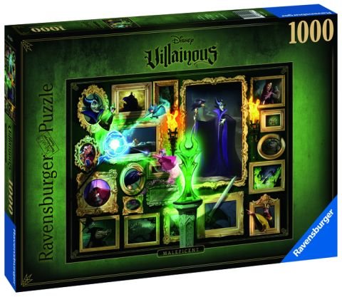 Ravensburger 1000Parçalı Puzzle WD Villainous Malefiz