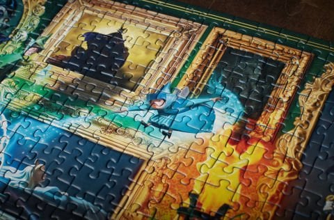 Ravensburger 1000Parçalı Puzzle WD Villainous Malefiz