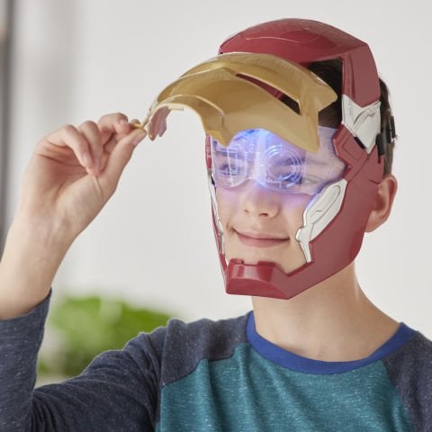 Avengers Iron Man Flip Elektronik Maske