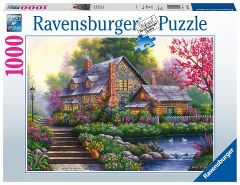 Ravensburger 1000 Parçalı Puzzle Romantic Cottage-151844