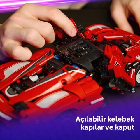 LEGO® Technic Ferrari FXX K Model Araba Seti STEM Yapım Oyuncağı 42212