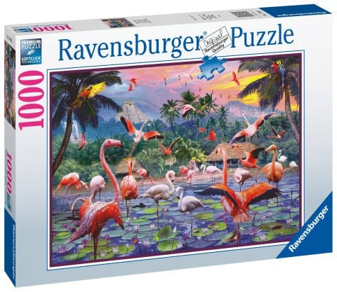 Ravensburger 1000 Parçalı Puzzle Pembe Flamingolar