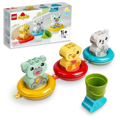 LEGO® DUPLO® İlk Banyo Zamanı Eğlencesi: Yüzen Hayvan Treni 10965 - 18 Ay ve Üzeri Okul Öncesi Yaştaki Çocuklar için Oyuncak Yapım Seti (14 Parça)