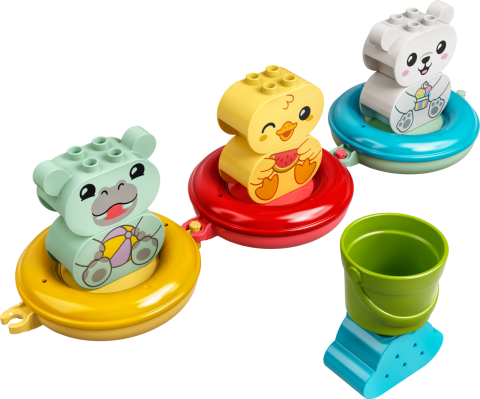LEGO® DUPLO® İlk Banyo Zamanı Eğlencesi: Yüzen Hayvan Treni 10965 - 18 Ay ve Üzeri Okul Öncesi Yaştaki Çocuklar için Oyuncak Yapım Seti