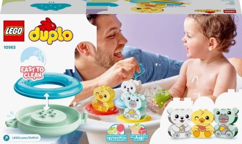 LEGO® DUPLO® İlk Banyo Zamanı Eğlencesi: Yüzen Hayvan Treni 10965 - 18 Ay ve Üzeri Okul Öncesi Yaştaki Çocuklar için Oyuncak Yapım Seti