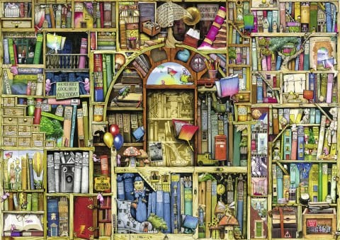 Ravensburger 1000 Parçalı Puzzle Kitaplık, Colin Thompson