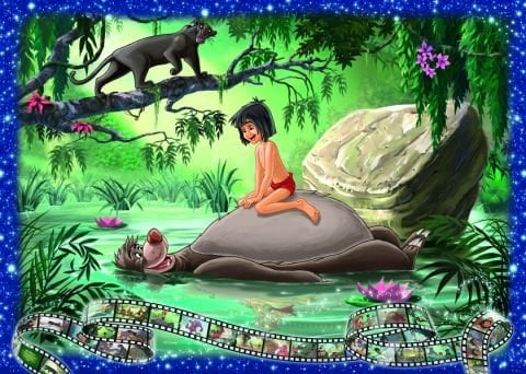 1000p Puz WD Jungle Book