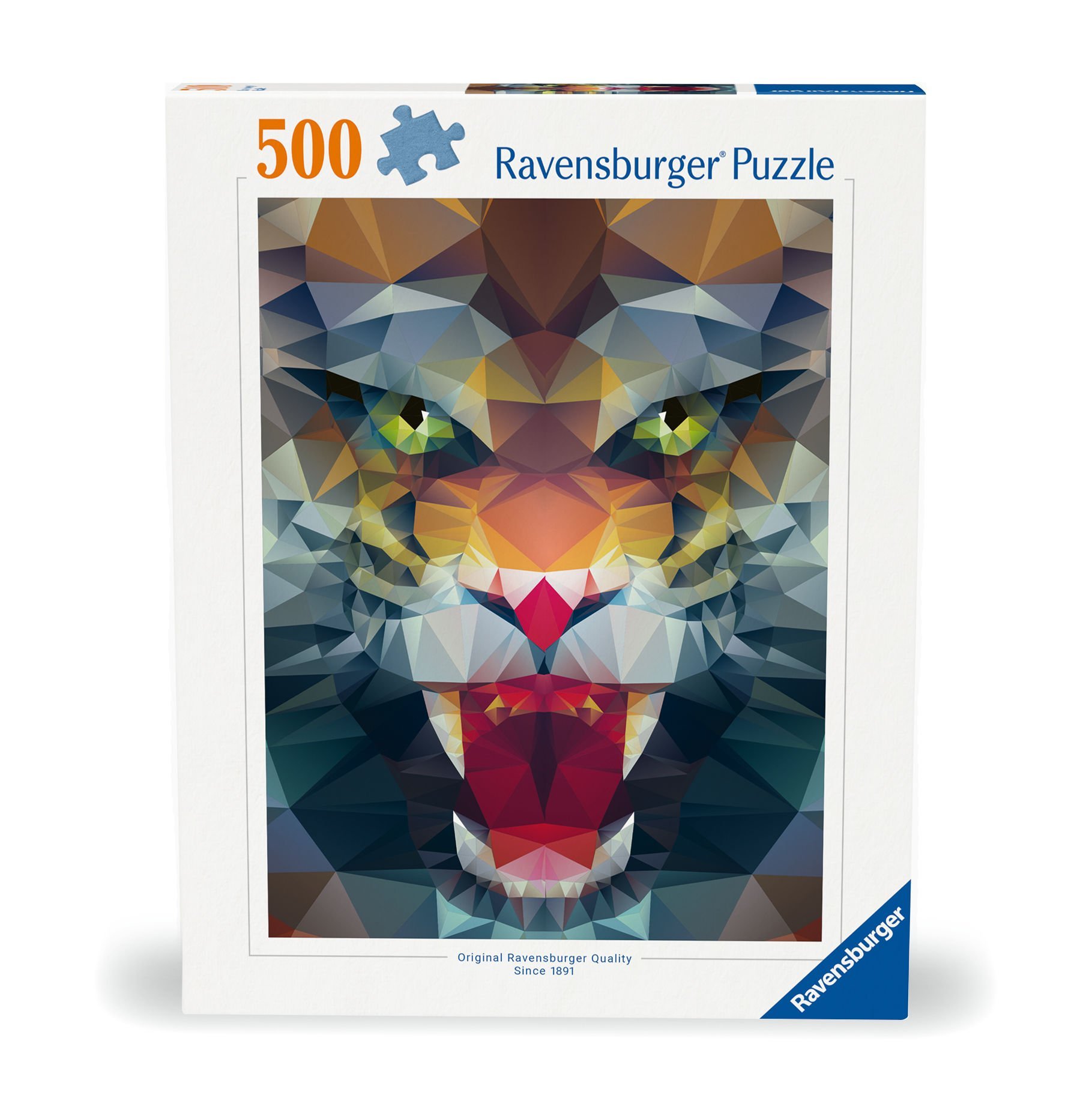 500p Puzzle Köşeli Aslan