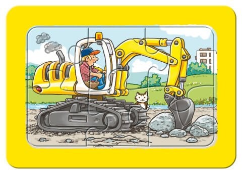 Ravensburger 3x6 Parçalı Çerçeveli Puzzle Araçlar