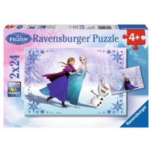 Ravensburger 2x24 Parçalı Puzzle WD Frozen-091157