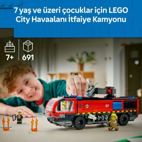LEGO® City Havaalanı İtfaiye Kamyonu 60499