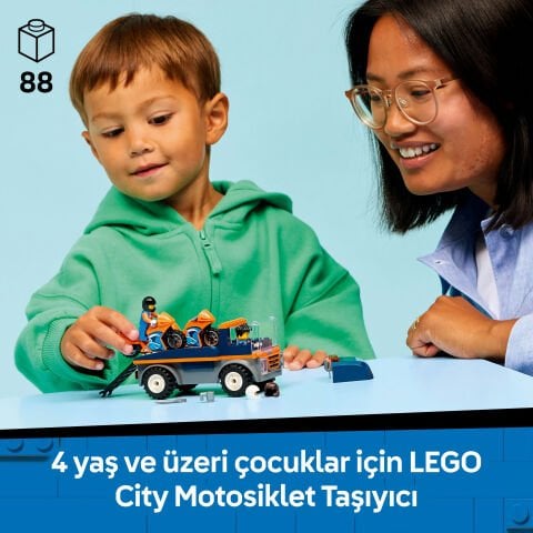 LEGO® City Motosiklet Taşıyıcı 60491