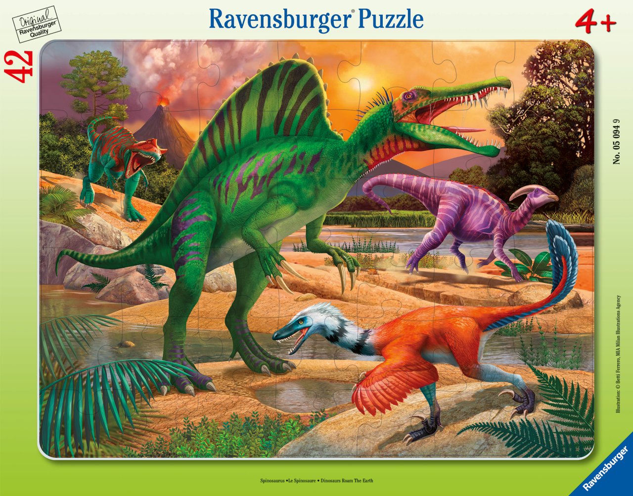 Ravensburger 42p BÇer Puz Spinosaurus