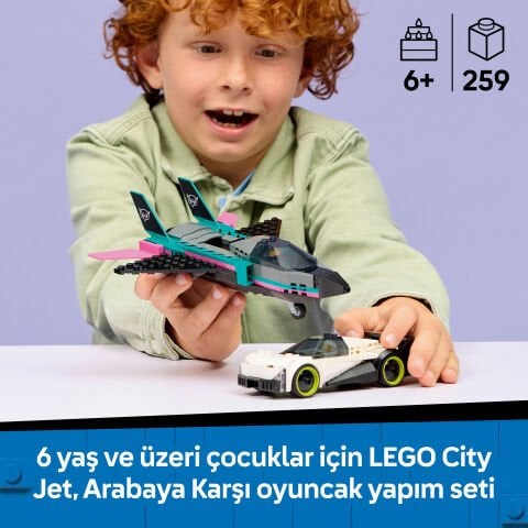 LEGO® City Jet, Arabaya Karşı 60489