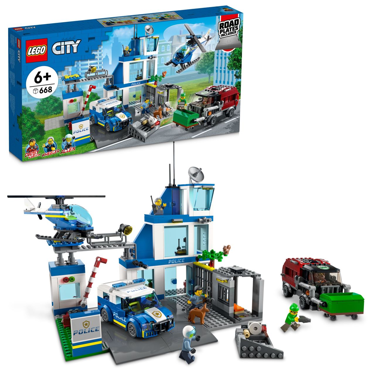 LEGO® City Polis Merkezi 60316 - 6 Yaş ve Üzeri Çocuklar için Oyuncak Yapım Seti