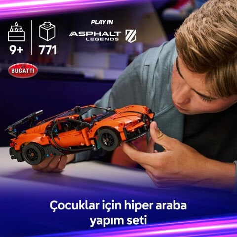 LEGO® Technic™ Bugatti Chiron Pur Sport Hiper Araba 42222