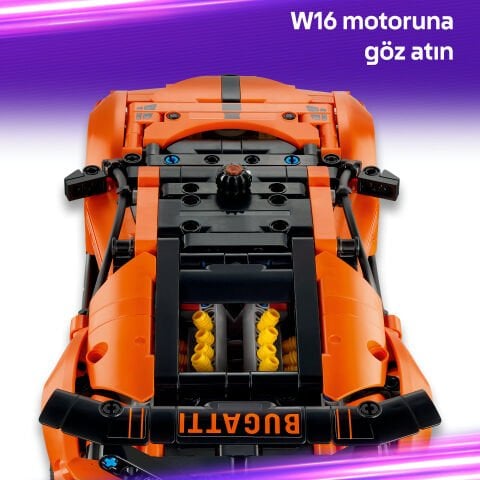 LEGO® Technic™ Bugatti Chiron Pur Sport Hiper Araba 42222