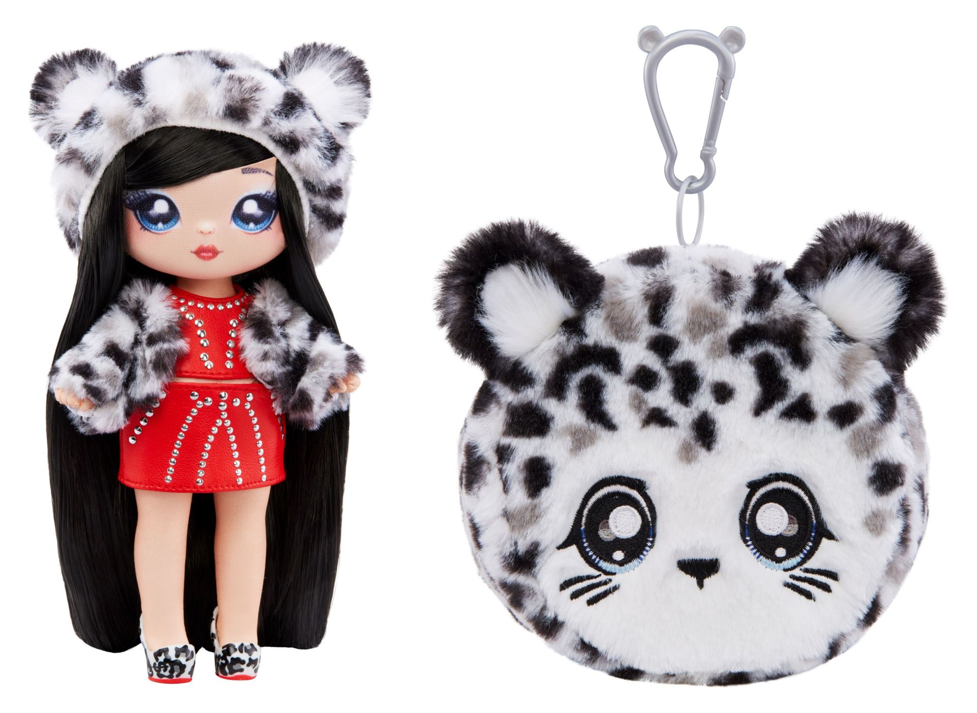 Na! Na! Na! Surprise 2 in 1 Cozy-Leona White Kar Leoparlı Sürpriz Bebeği