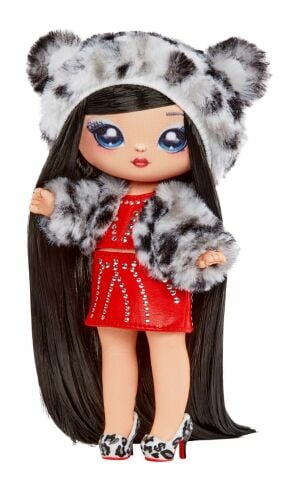 Na! Na! Na! Surprise 2 in 1 Cozy-Leona White Kar Leoparlı Sürpriz Bebeği