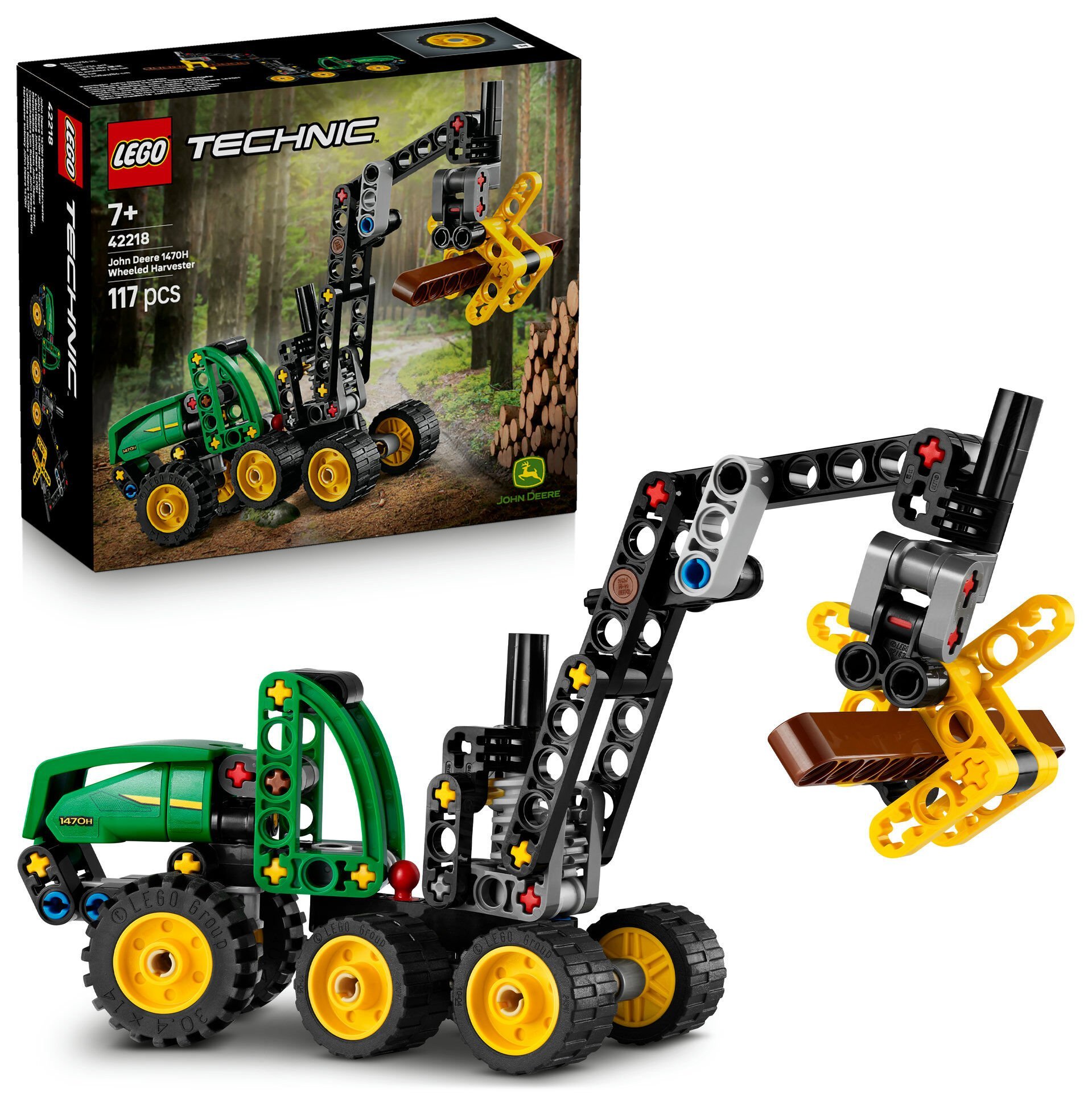 LEGO® Technic™ John Deere 1470H Tekerlekli Orman Makinesi 42218