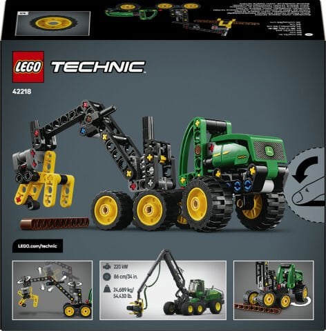 LEGO® Technic™ John Deere 1470H Tekerlekli Orman Makinesi 42218
