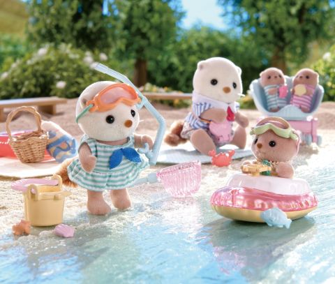 Su Samuru Kız Kardeşlerin Şnorkel Seti