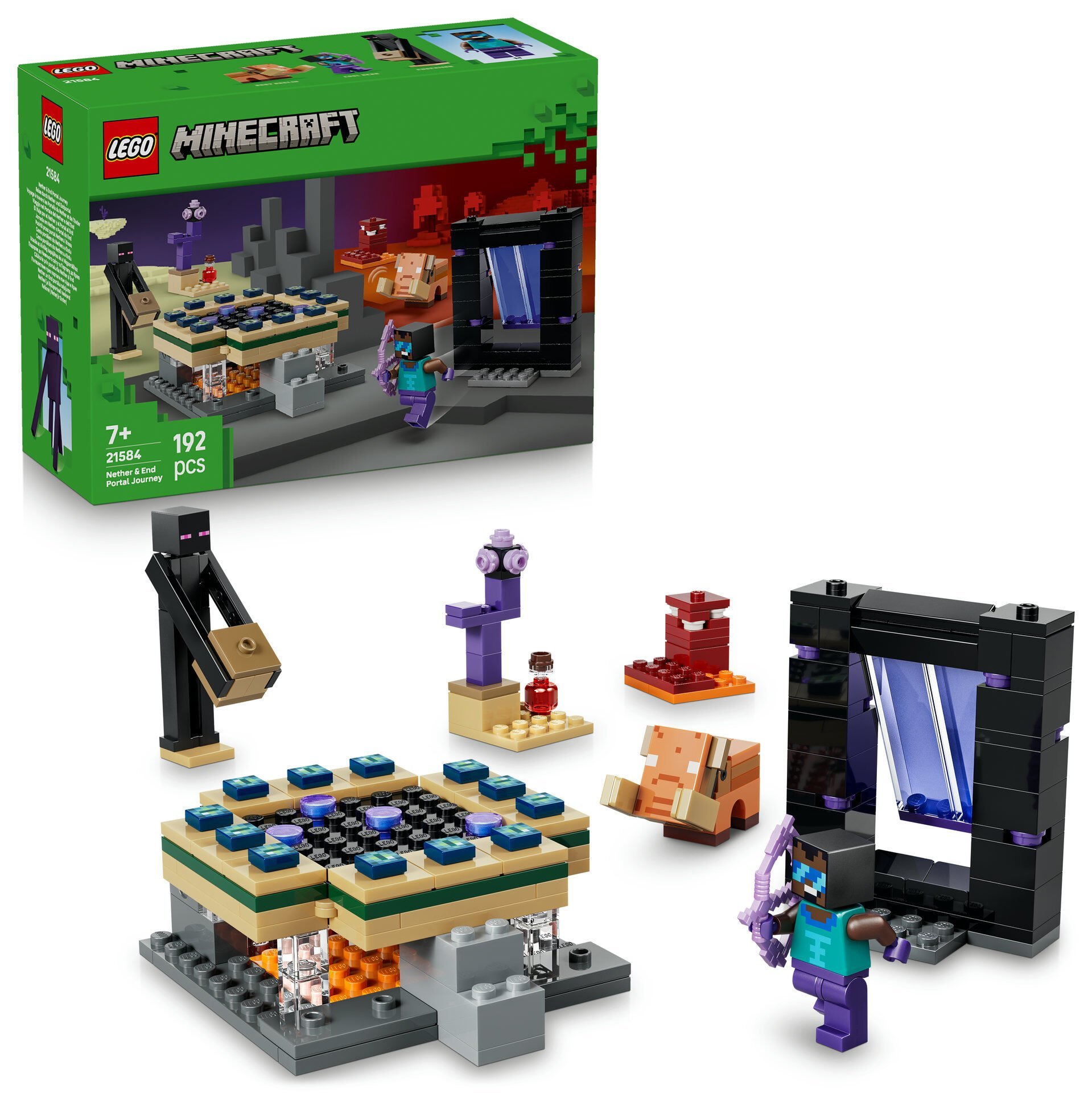 LEGO® Minecraft® Nether ve End Geçidi Yolculuğu 21584