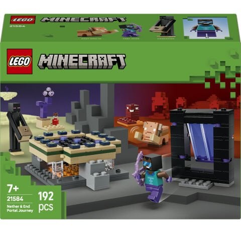 LEGO® Minecraft® Nether ve End Geçidi Yolculuğu 21584