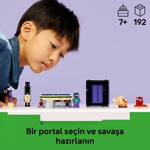 LEGO® Minecraft® Nether ve End Geçidi Yolculuğu 21584