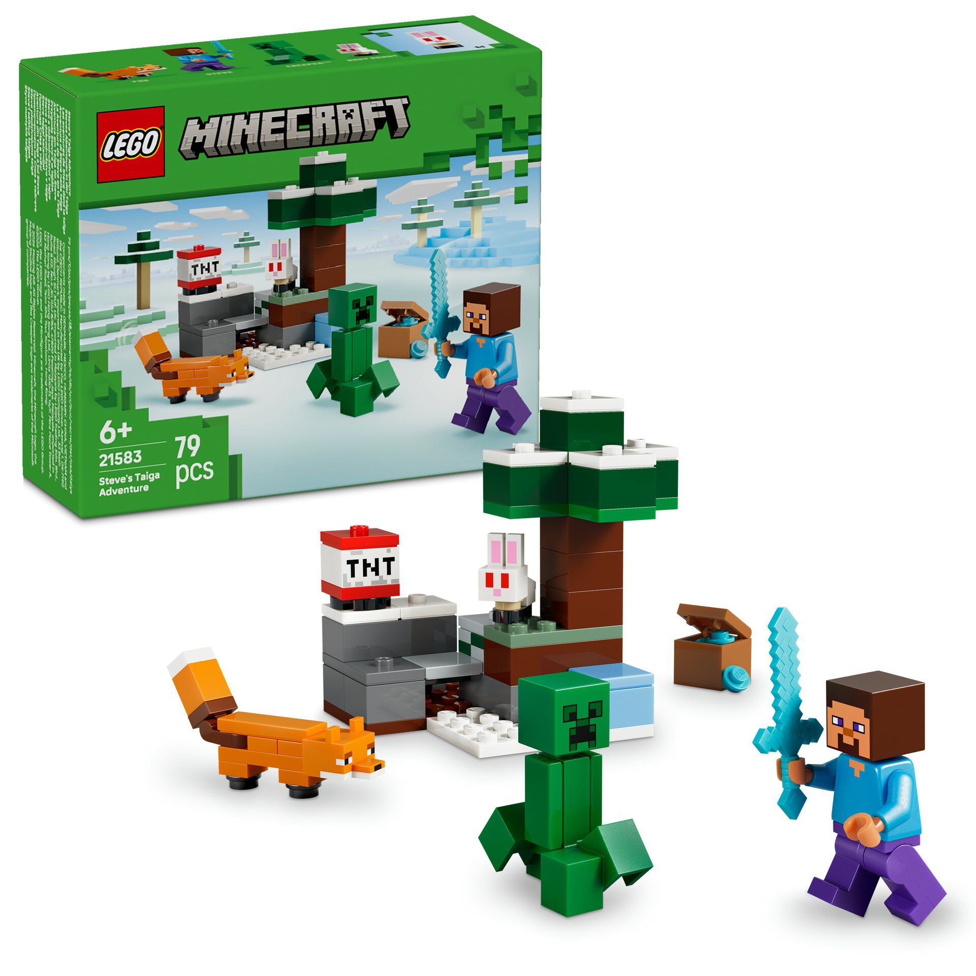 LEGO® Minecraft® Steve’in Tayga Macerası 21583