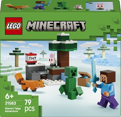 LEGO® Minecraft® Steve’in Tayga Macerası 21583