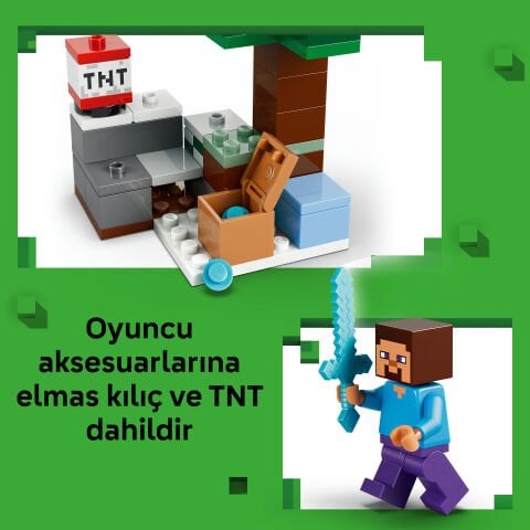 LEGO® Minecraft® Steve’in Tayga Macerası 21583