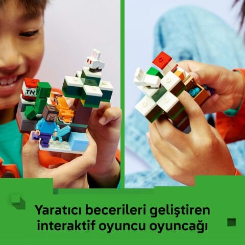 LEGO® Minecraft® Steve’in Tayga Macerası 21583