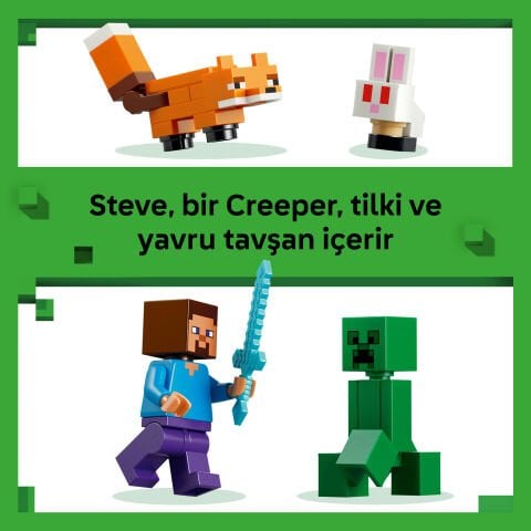 LEGO® Minecraft® Steve’in Tayga Macerası 21583