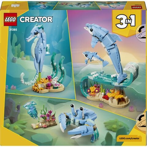 LEGO Creator 3'ü 1 Arada Deniz Hayvanları: Güzel Yunuslar 31385