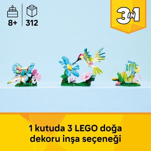 LEGO® Creator 3’ü 1 Arada Vahşi Hayvanlar: Sinek Kuşu 31384