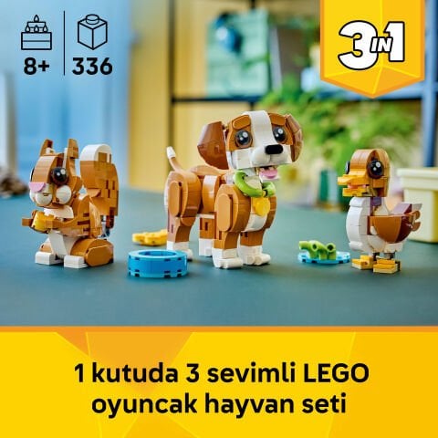 LEGO® Creator 3’ü 1 Arada Sevimli Hayvanlar: Yavru Köpek 31382
