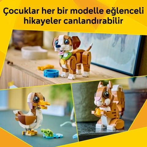 LEGO® Creator 3’ü 1 Arada Sevimli Hayvanlar: Yavru Köpek 31382