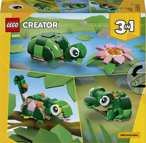 LEGO® Creator 3’ü 1 Arada Kaplumbağa ile Nilüfer Çiçeği 31377