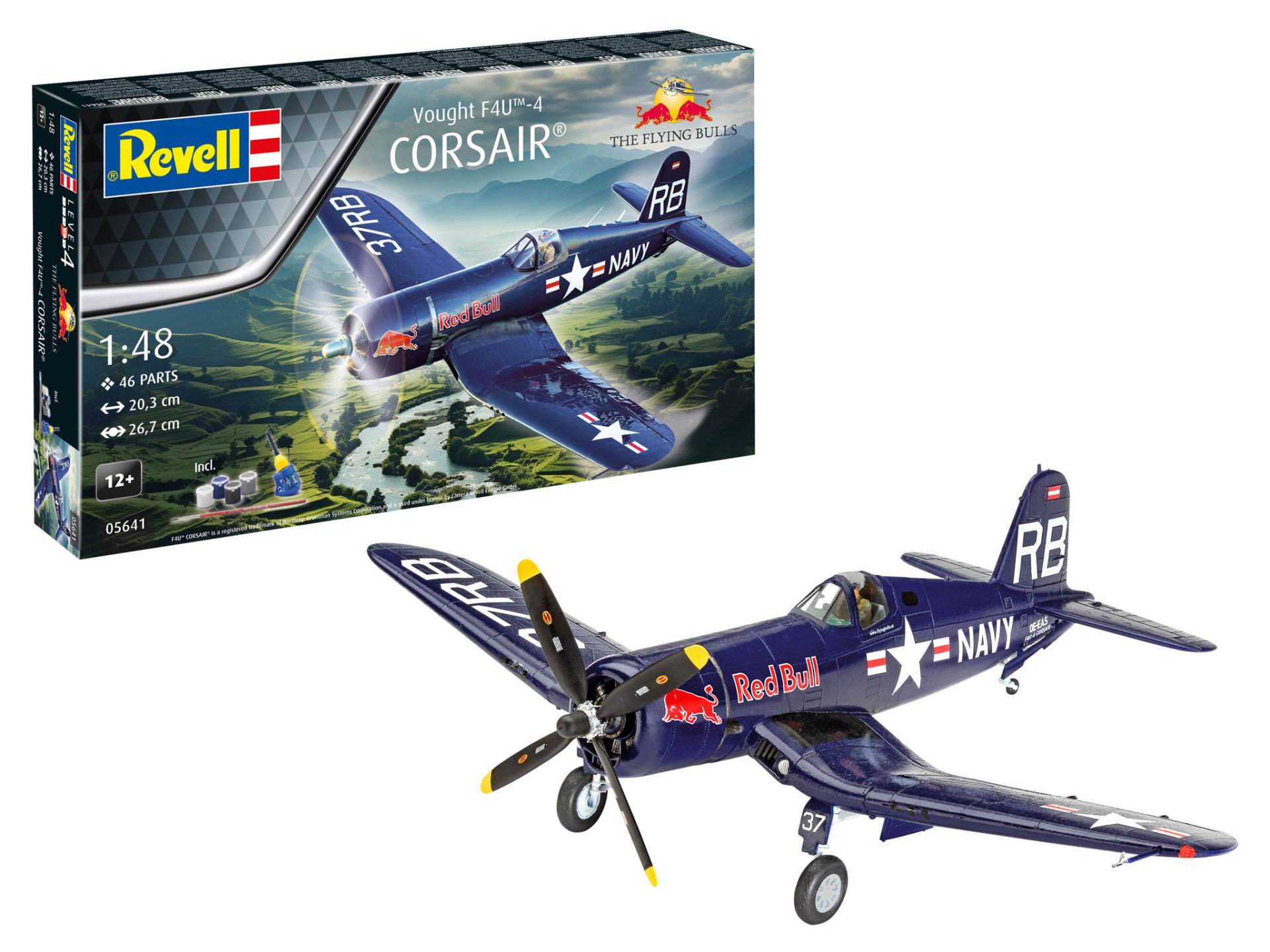 タ*ん様 Revell 航空機モデルキット 8点セット(かぶり4種) Gift Set F4U-4 Corsair: Flying Bulls 25th Anniv.
