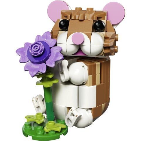 LEGO® Creator 3’ü 1 Arada Sevimli Hamster ile Çiçek 31376